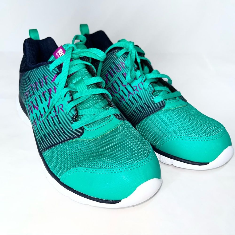 Reebok Sneakers Women Sz 5.5 Green Purple Z Dual Rush 2.5 Athletic Running Shoes